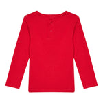 GUESS shirt girocollo tinta unita con stampa Rosso per Neonato I4YI02K8HM4X ROSSO GUESS 