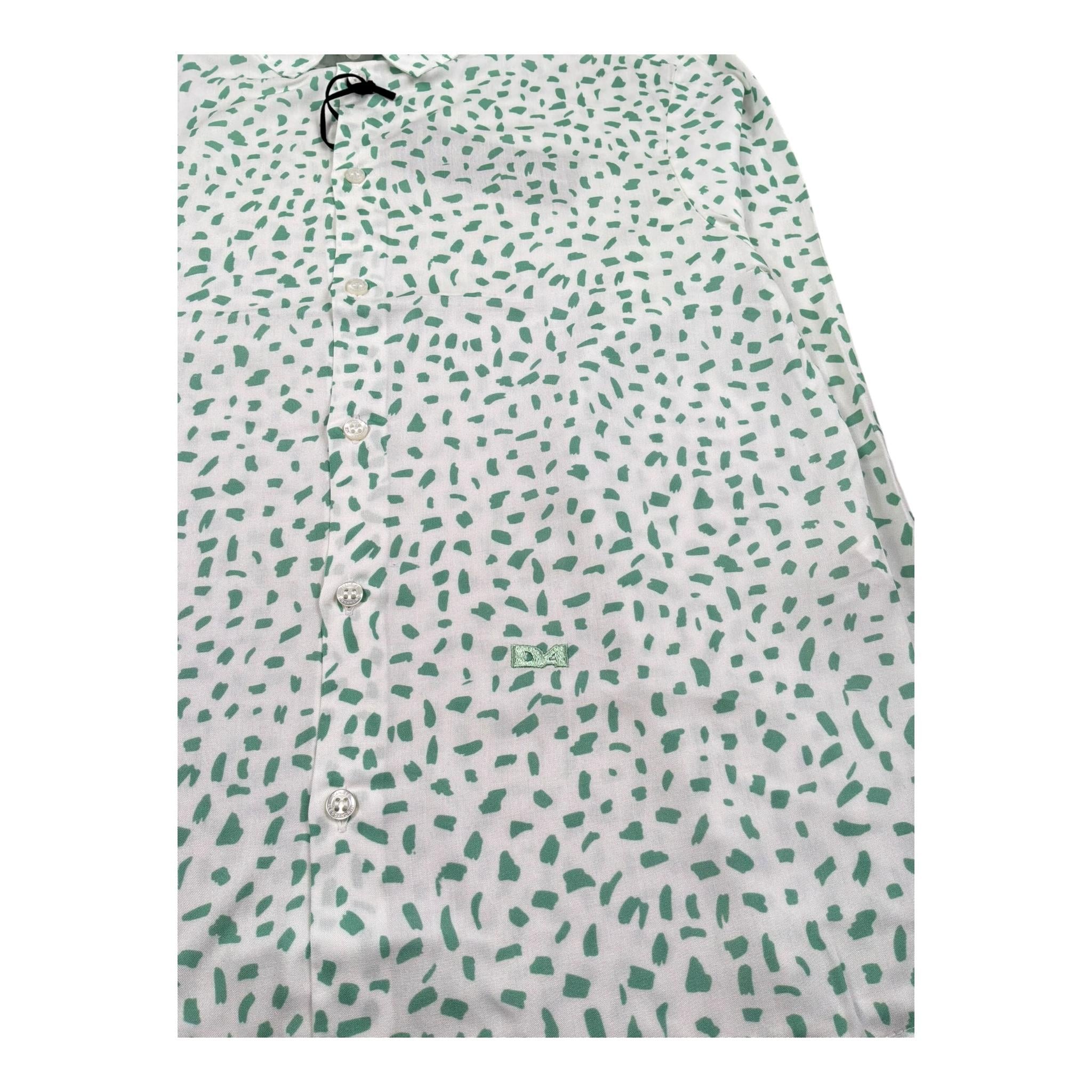 Daniele Alessandrini Camicia Manica Lunga Tinta Unita Stampa Fantasia per Bambino 1235C1253 BIANCO DANIELE ALESSANDRINI 