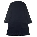 NAIDA abito manica lunga tinta unita con tasche Nero per Bambina NAAB269 NERO NAIDA 