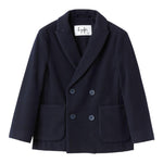 IL GUFO giacca tinta unita con bottoni Blu per Bambino A24GB095M0145 BLU IL GUFO 