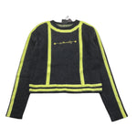 MARC ELLIS maglia tinta unita girocollo con stampa Nero per Bambina JMJSW00183 NERO MARC ELLIS 