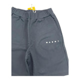 Marni Bermuda In Solid Color Tracksuit With Black Print For Boys
