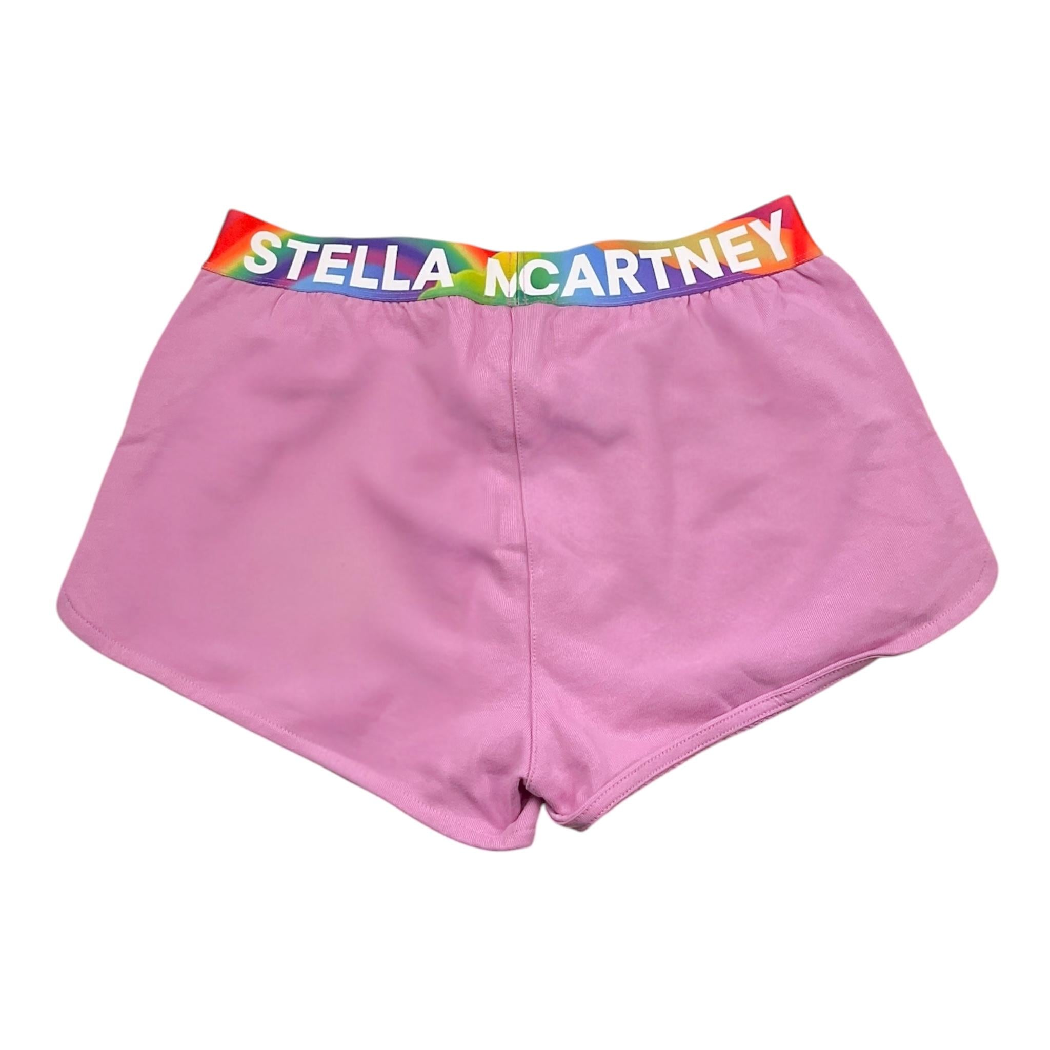 Stella Mccartney Short Tinta Unita con Elastico Logato per Bambina TU6B19Z0499 ROSA STELLA McCARTNEY 