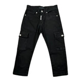 Do Not Conform Pantalone Tinta Unita con Girovita Regolabile per Bambino PT05 NERO DO NOT CONFORM 