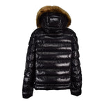 BLAUER giubbino tinta unita con cappuccio e logo brillantinato e interno beige Nero per Bambina 24WBLG03075 NERO BLAUER 