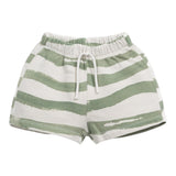 Play Up Bermuda Striped Green For Newborn