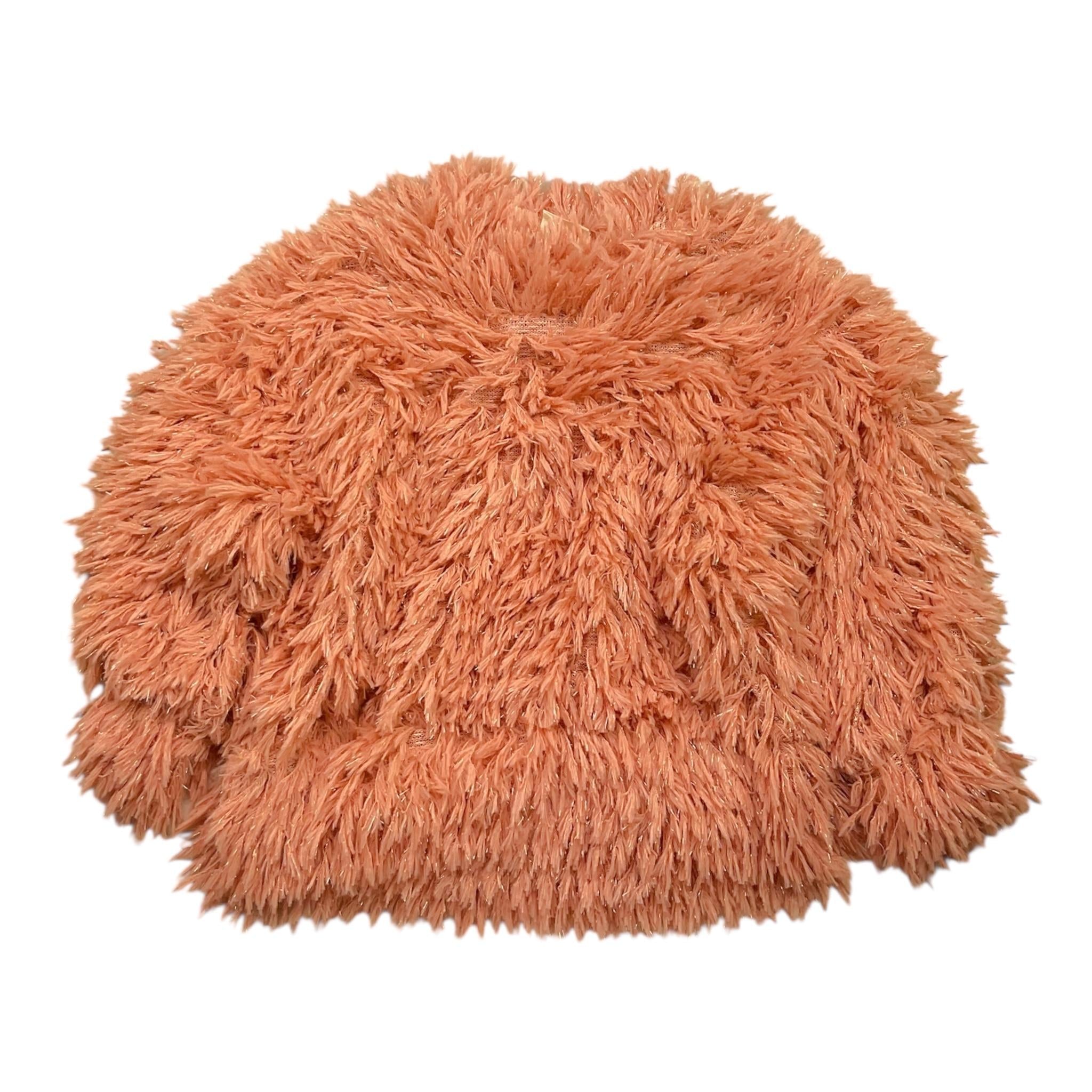 CAFFE' D'ORZO maglia tinta unita girocollo in peluche Salmone per Bambina ZV4A20 SALMONE CAFFE' D'ORZO 