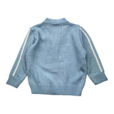 Daniele Alessandrini Cardigan Solid Color With Buttons And Logo Light Blue For Newborn
