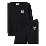 ICEBERG completo 2 pezzi felpa-pantalone tinta unita Nero per Bambino HUK040 NERO ICEBERG 