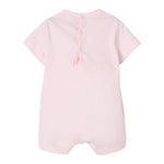 Il Gufo Pagliaccetto Mezza Manica Tinta Unita per Neonata P25TO264MF032 ROSA IL GUFO 