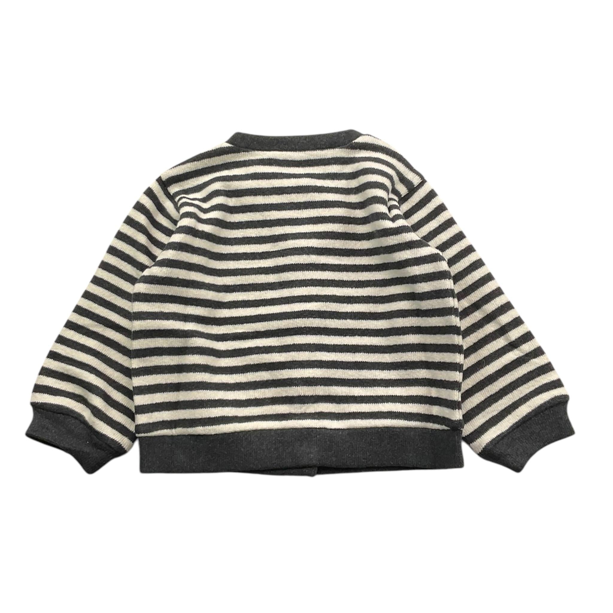 ZHOE & TOBIAH cardigan bicolore con fantasia a righe Bianco/nero per Bambina KTT19 BIANCO/NERO ZHOE & TOBIAH 