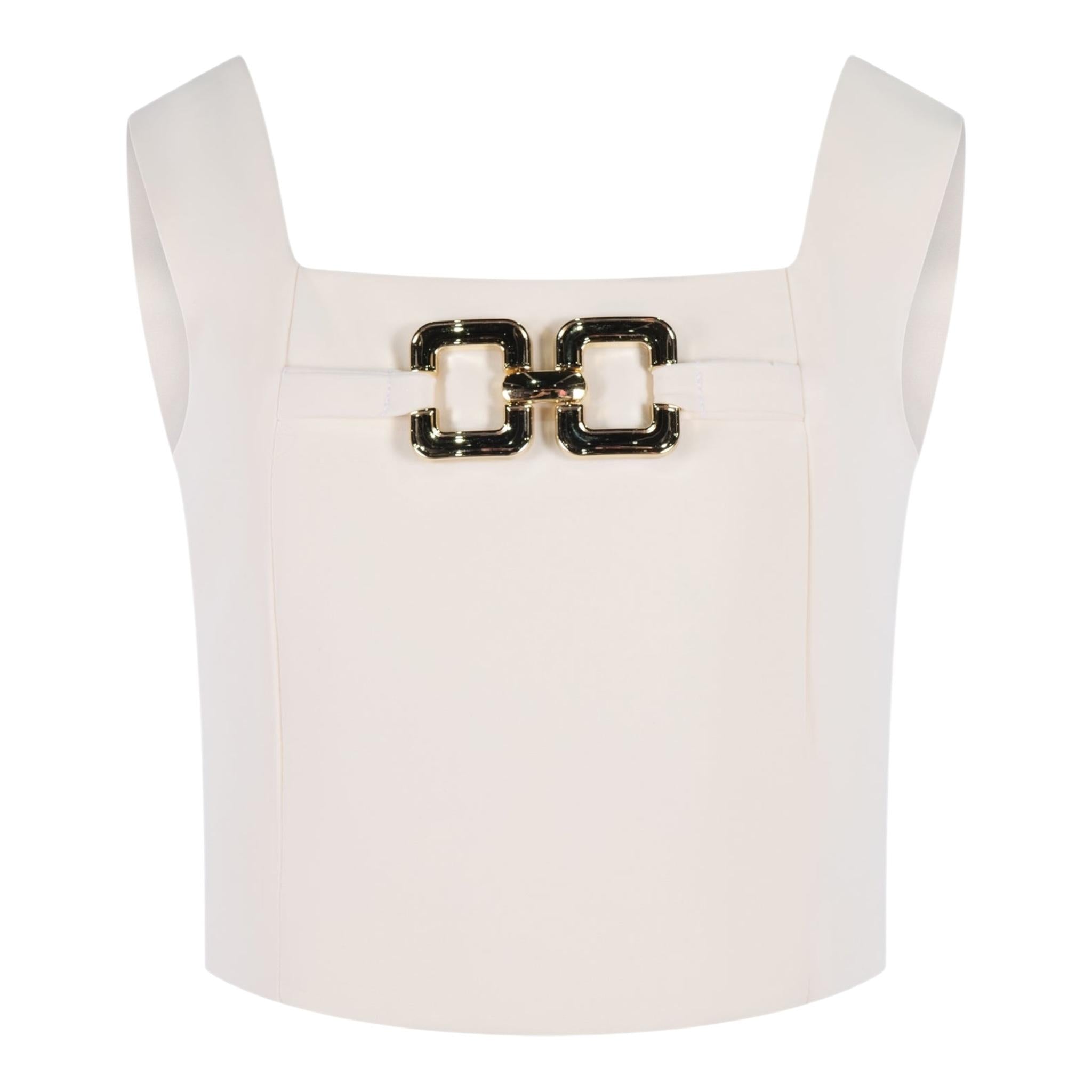 Fun & Fun Top Tinta Unita con Zip per Bambina FCJTP01134 PANNA FUN & FUN 