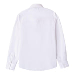 Sarabanda Camicia Manica Lunga Tinta Unita per Bambino 08609 BIANCO SARABANDA 
