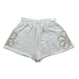 M+E' Short Tinta Unita con Elastic In Vita per Neonata UE1698N BIANCO M+E' 