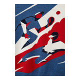 IL GUFO maglia girocollo tinta unita con stampa Blu per Bambino A24MA464EM220 BLU IL GUFO 