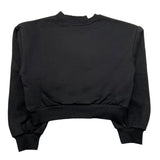 RELISH felpa chiusa gircollo tinta unita  Nero per Bambina RGA2401033023 NERO RELISH 