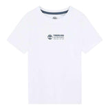 Timberland T-Shirt Girocollo Tinta Unita con Stampa per Bambino T60084 BIANCO TIMBERLAND 
