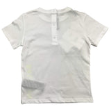 Balmain T-Shirt Crew Neck Solid Color With White Logo Print For Baby