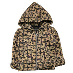 JOHN RICHMOND felpa con zip e cappuccio tinta unita con logo Beige per Neonato RIA25047FE BEIGE JOHN RICHMOND 