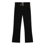 PINKO pantalone tinta unita con girovita regolabile Nero per Bambina F4PIJGDP001 NERO PINKO 