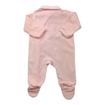 STORY LORIS tutina tinta unita in ciniglia con applicazioni Rosa per Neonata 57203 ROSA STORY LORIS 