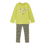 MAYORAL completo 2 pezzi shirt-leggins fantasia floreale Verde per Neonata 4713XN VERDE MAYORAL 