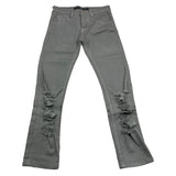 MANUELL & FRANK pantalone tinta unita con strappi Grigio per Bambino PAN1123 GRIGIO MANUELL & FRANK 