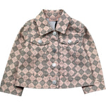 Trussardi Giubbino Fantasia Rombi Bicolore per Bambina TGP26052GC ROSA TRUSSARDI 