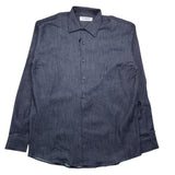 Numbers Blue Denim Long Sleeve Shirt For Boys