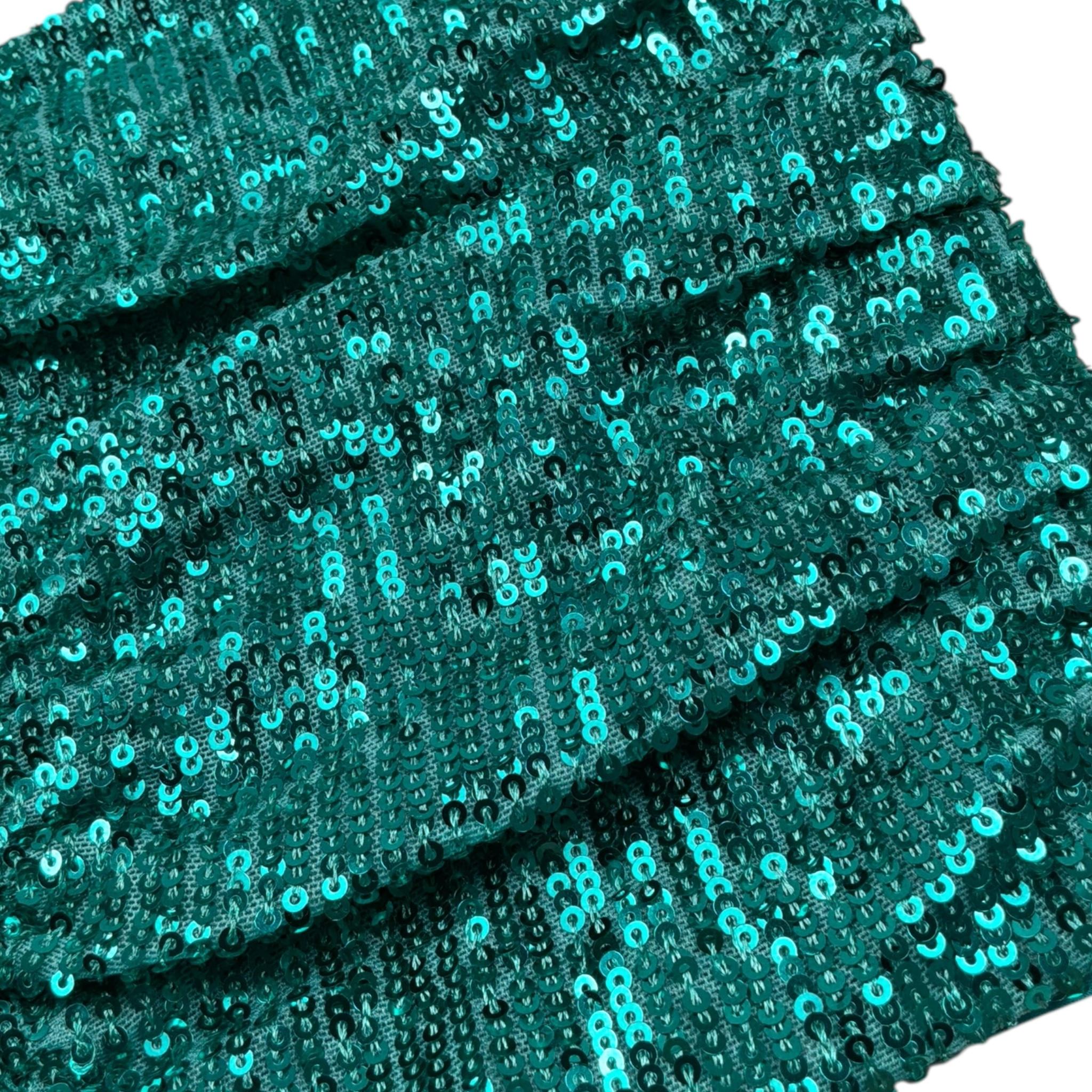 Naice Top Tinta Unita con Paillettes per Bambina 20061 VERDE ACQUA NAICE 