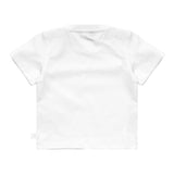 K-Way T-Shirt Girocollo Tinta Unita con Logo per Neonata K4125NWXX BIANCO K-WAY 
