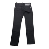 Dsquared2 Jeans Tinta Unita 5 Tasche per Bambino DQ1340D00IW NERO DSQUARED2 