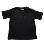 Cesare Paciotti T-Shirt Girocollo Tinta Unita con Stampa per Bambino TSP5113B NERO CESARE PACIOTTI 