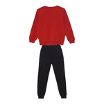 JOHN RICHMOND completo 2pz felpa- pantalone tinta unita Rosso/nero per Bambino RBA24152CFX ROSSO/NERO JOHN RICHMOND 