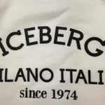 ICEBERG completo 2pz tinta unita felpa-pantalone Bianco per Neonato COMICE5300B BIANCO ICEBERG 