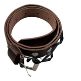 Paolo Pecora Cintura Tinta Unita  per Bambino PP4391 MARRONE PAOLO PECORA 