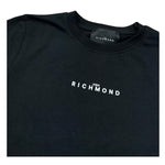 John Richmond T-Shirt Girocollo Tinta Unita con Logo per Bambino RBP26005TS NERO JOHN RICHMOND 