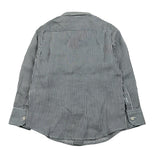 Saint Barth Camicia Manica Lunga Fantasia A Righe per Neonato AGN000101183 BLU SAINT BARTH 