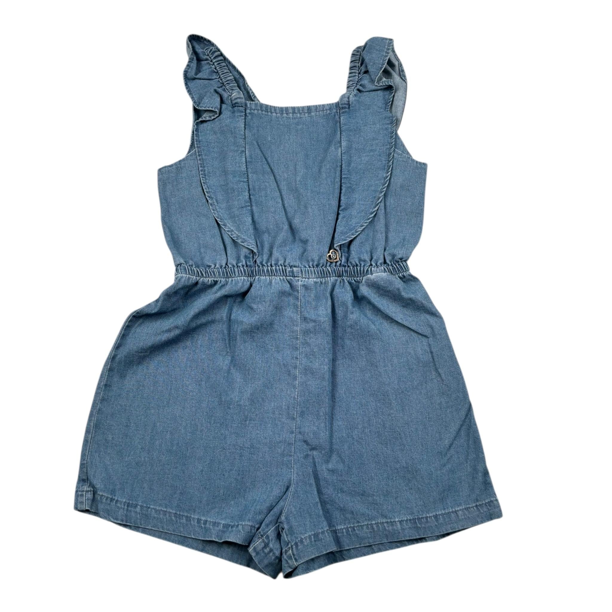 Please Tuta Intera Giromanica Tinta Unita per Neonata TC14010G71 AZZURRO PLEASE 