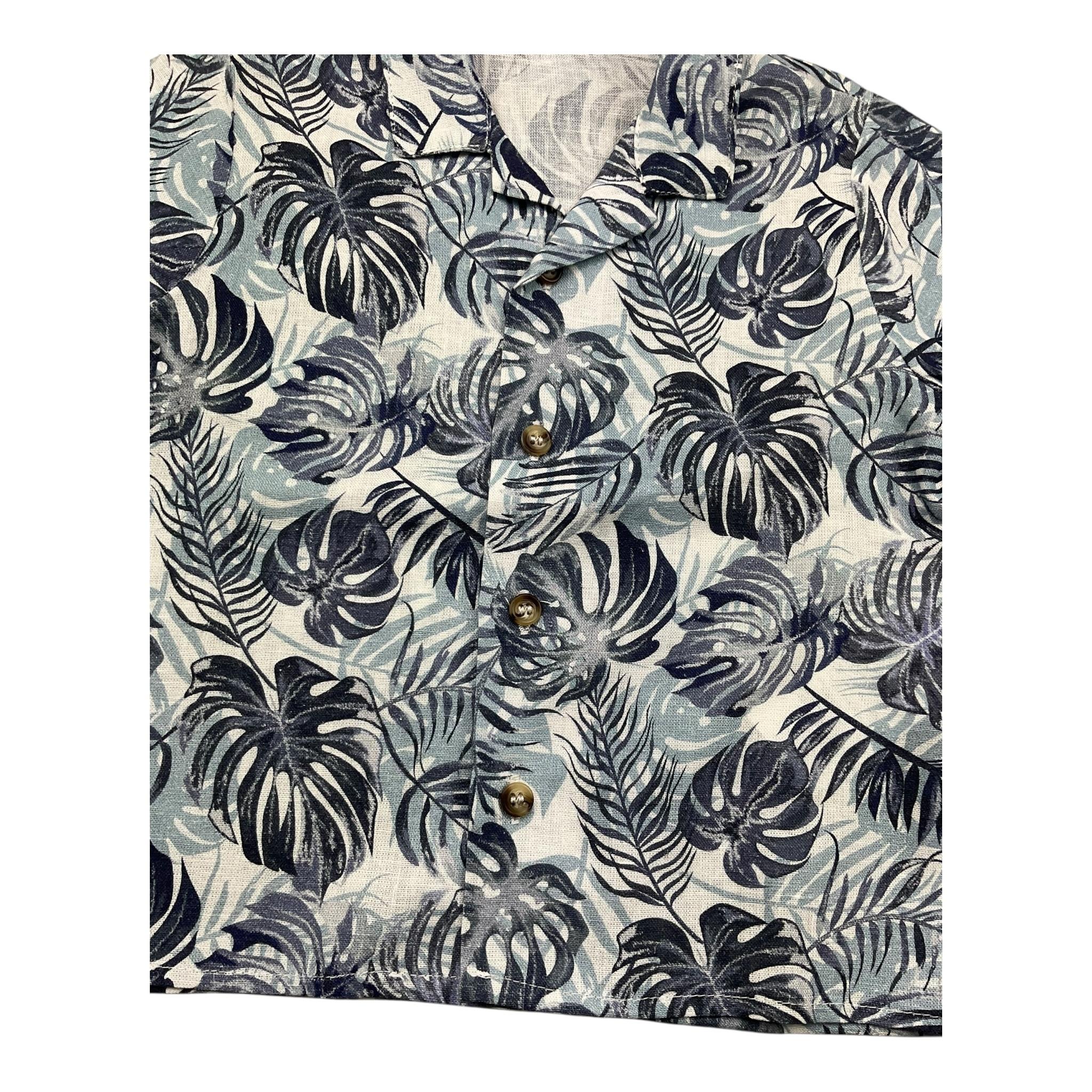 M+E' Camicia Mezza Manica Stampa Fantasia per Bambino UEM0542 BLU M+E' 