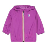 K-Way Giubbino Tinta Unita con Cappuccio per Bambina K61336WW VIOLA K-WAY 