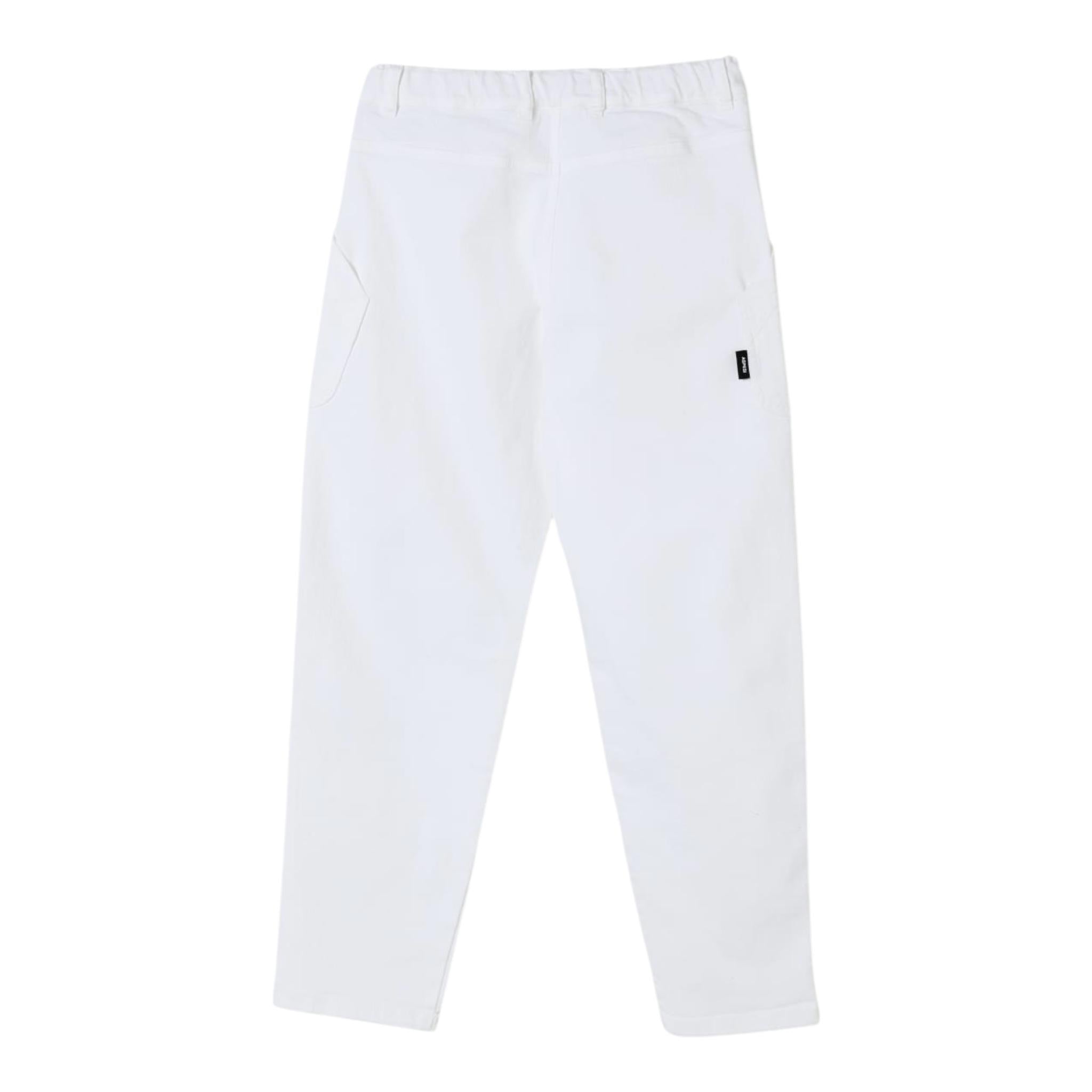 Aspesi Pantalone Tinta Unita con Girovita Regolabile per Bambina A25057PLC6060 BIANCO ASPESI 