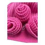 MISS BLUMARINE cappello tinta unita con rose Rosa per Bambina IF3182 ROSA MISS BLUMARINE 