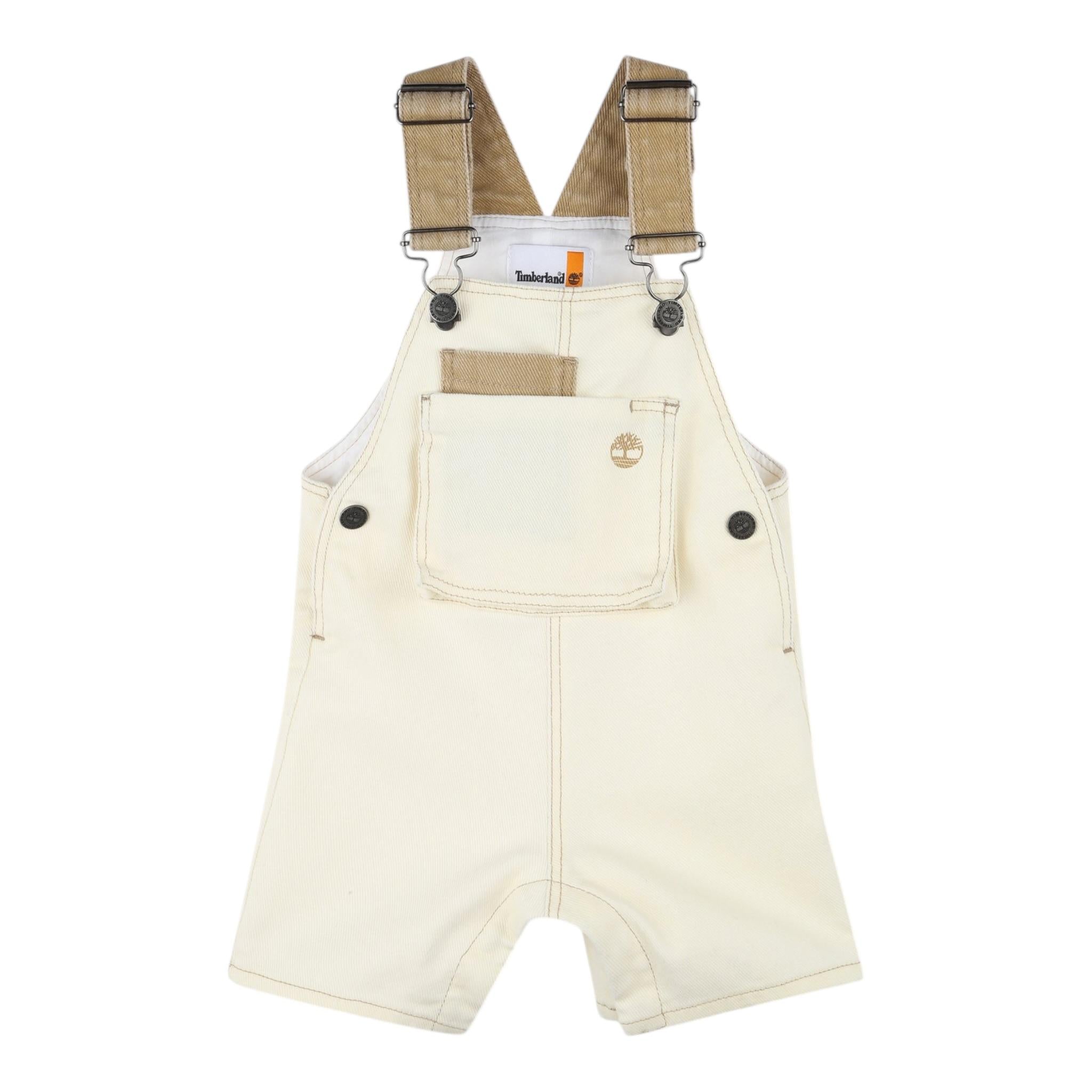 Timberland Salopette Tinta Unita per Neonato T60504 BEIGE TIMBERLAND 