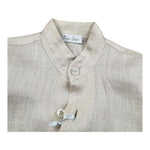 Gugu Gaga Camicia Manica Lunga Tinta Unita Collo Coreano per Neonato GM1007I BEIGE GUGU GAGA 