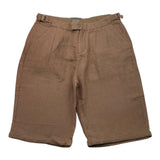 Dan John Bermuda Solid Color Adjustable Waist Brown For Boys