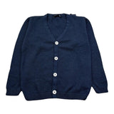 Emanuel Pris Cardigan Tinta Unita Scollo A V per Bambino ECA004R BLU EMANUEL PRIS 