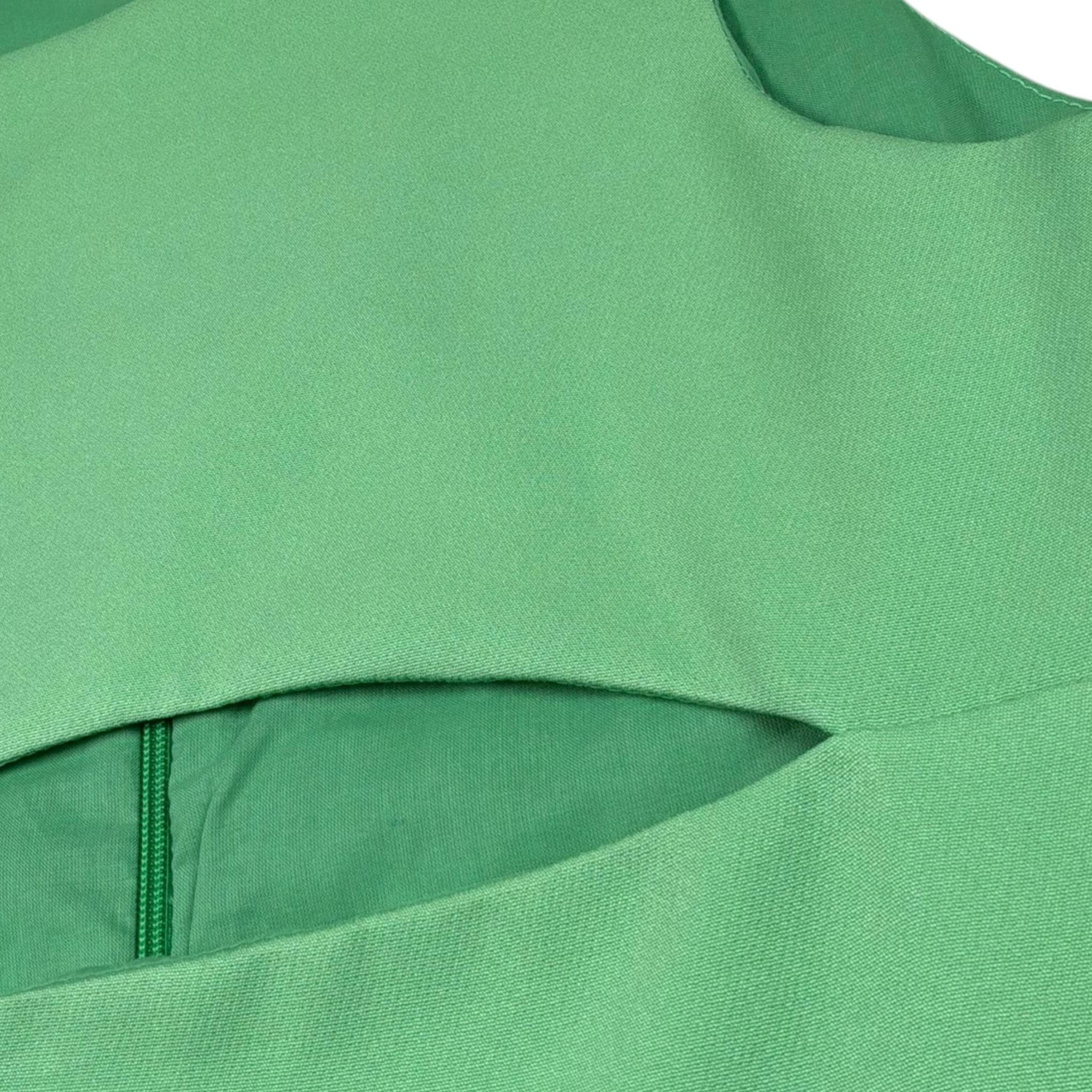 Meilisa Bai Abito Tinta Unita Giromanica per Bambina FL6165 VERDE MEILISA BAI 