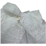 Le Bebe Gonna Tinta Unita con Ricami per Neonata LBG6395 BIANCO LE BEBE 