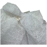 Le Bebe Gonna Tinta Unita con Ricami per Neonata LBG6395 BIANCO LE BEBE 